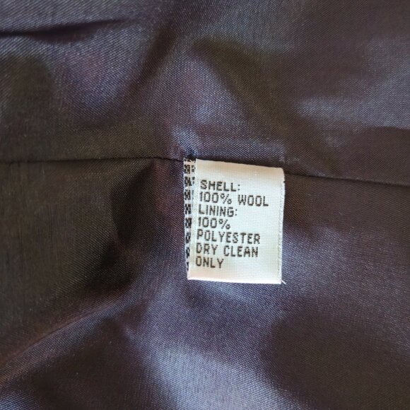 Vintage Talbots Purple 100% Wool Blazer | Made in USA | Size 14 - Picture 9 of 10